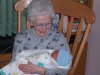Great Grandma Guay holds Nicolas