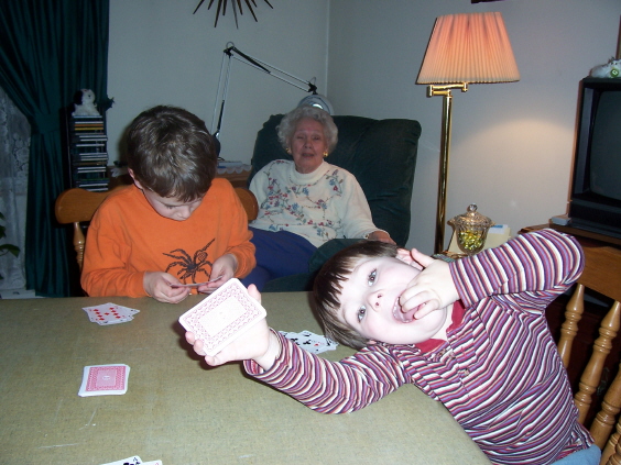 Alex and Max playing cards 4