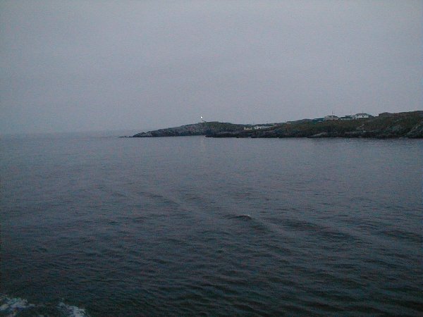 Lighthouse coming in to Port aux Basques, Newfoundland